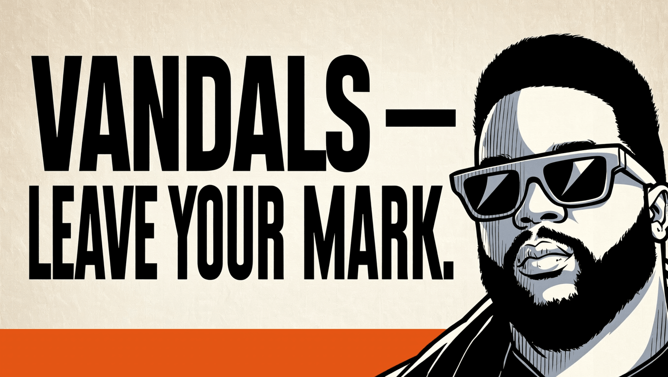 VANDALS — Leave Your Mark. poster